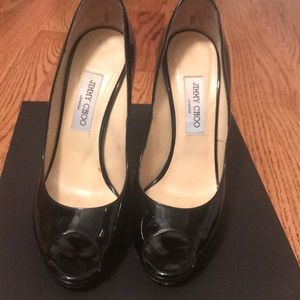 Jimmy choo Open toe heels.
